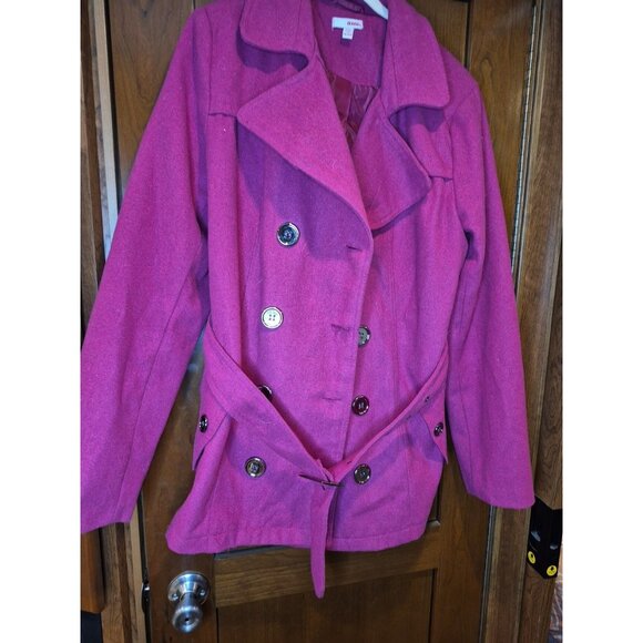 BONGO Jackets & Blazers - Bongo Y2K Purple Wool Blend Peacoat Women’s Size XL